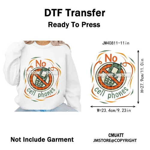 Autumn Festival Fall Season Stars Movie Girls Town Book Lover Iron on Washable DTF Transfers Stickers Ready to Press for Hoodies