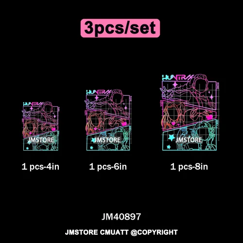 Kpop Movie Style Soda Pop Demon Inspired Movie Girl Dinner Iron on DTF Washable Transfers Stickers Ready to Press for Hoodies