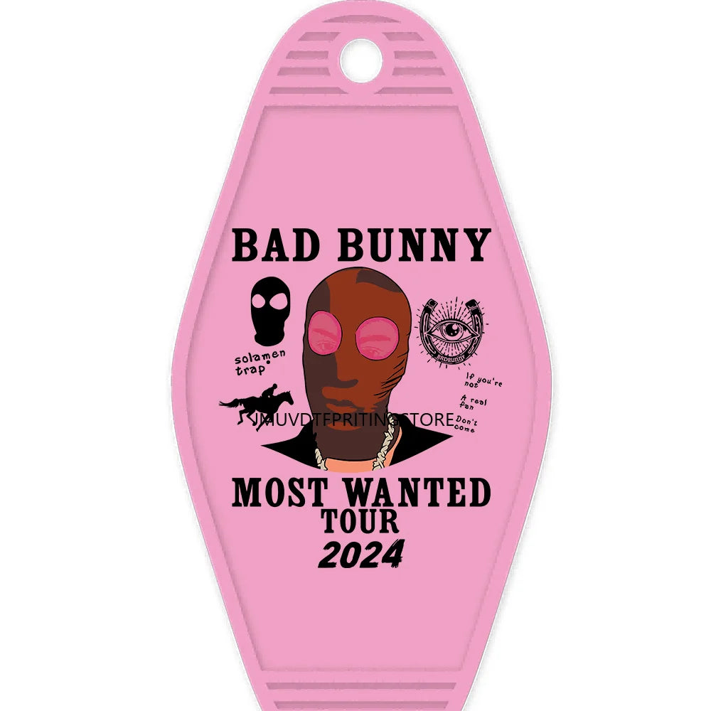 Christmas Baby Benito High Quality WaterProof UV DTF Sticker For Motel Hotel Keychain Cartoon Bunny