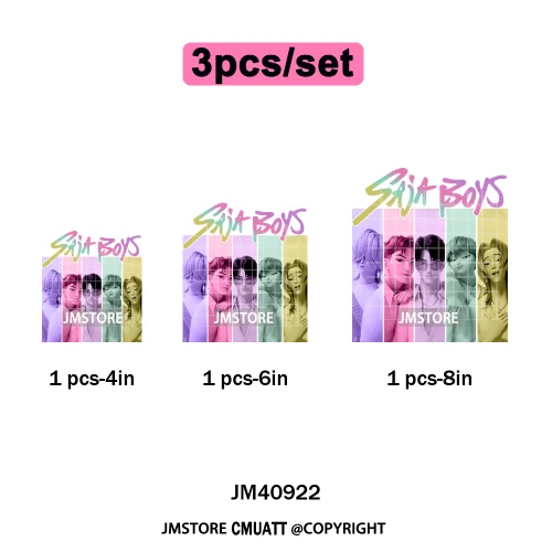 Music Kpop Group Lover Anime Fans Boys Girls Hunters Inspired Iron on DTF Washable Transfers Sticker Ready to Press for Clothing