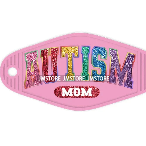 Cool Moms Club Motherhood High Quality WaterProof UV DTF Sticker For Motel Hotel Keychain Autism Mama Mommy Mother's Day