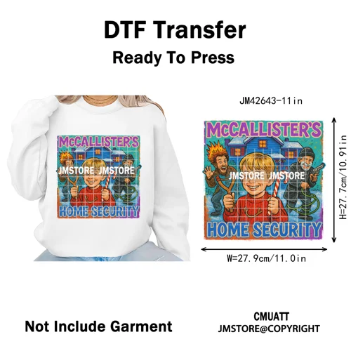 Retro Coquette Bows Holiday Christmas Movie Cartoon Kids Lover Iron on DTF Washable Transfer Stickers Ready to Press for Garment