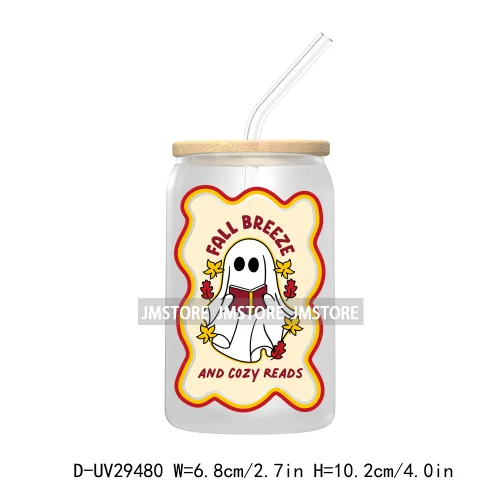 Mama Coquette Bow Bat Halloween Season UV DTF Transfer Stickers Decals For Libbey Cold Cups Mugs Tumbler Custom Spooky Ghost