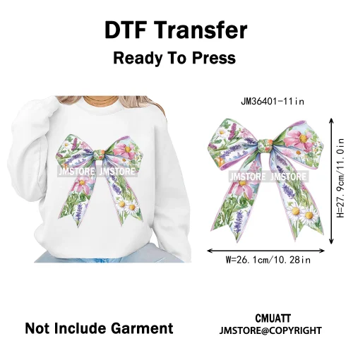 Pink Blue Flower Silk Coquette Chinoiserie Toile De Jouy Design Iron on DTF Heat Transfers Stickers Ready to Press for Clothes