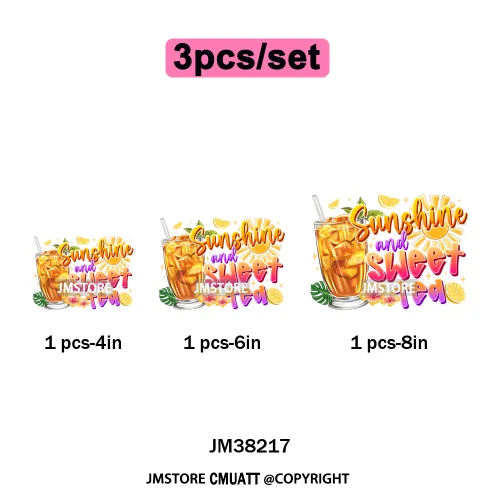 Spring Break Wildflower Seashell Turtle Coquette Sun Summer Vacation Iron on DTF Transfers Stickers Ready to Press for Clothes
