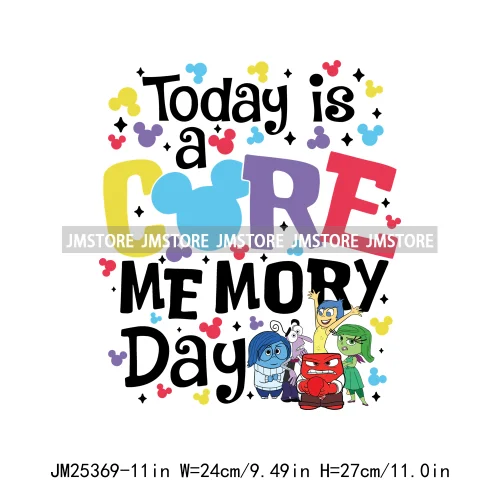 Emotions Friends It's Okay to Feel Therapist Psychologist Today I Feel Iron On DTF Transfer Stickers Ready To Press For T-shirts