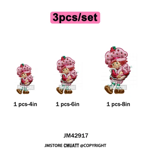 Scarf Christmas Cartoon Movie Mouse Friends Faux Yarn Embroidery Iron on DTF Transfers Stickers Ready to Press for Sweatshirts