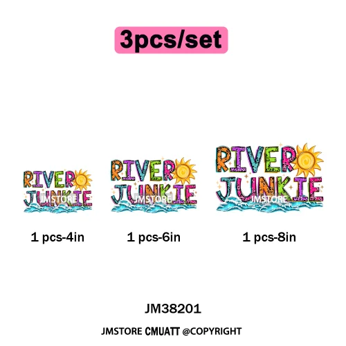 Spring Break Wildflower Seashell Turtle Coquette Sun Summer Vacation Iron on DTF Transfers Stickers Ready to Press for Clothes