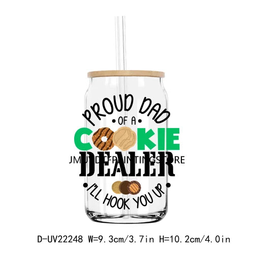 In My Girl Mom Scout Cookie Era UV DTF Transfers Stickers Decals For Libbey Cold Cups Mug Tumbler Waterproof DIY Craft Mama Club