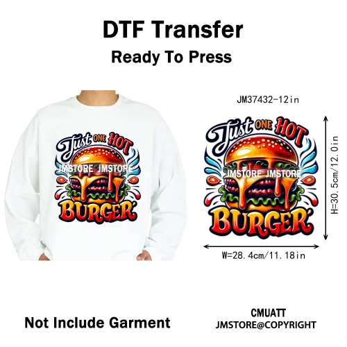 12in Dino Trucks Drip Or Die Skull Beats Graffiti Streetwear Man Design Iron on DTF Transfer Stickers Ready to Press for Clothes