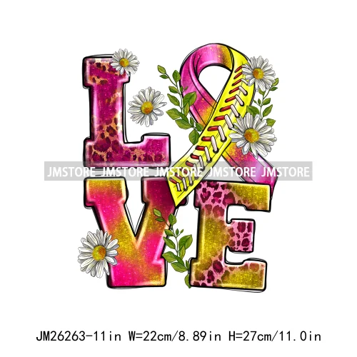 Faith Hope Love In October We Wear Pink Fight Breast Cancer Survivor Queen DTF Iron On Heat Press Transfer Stickers For Clothing