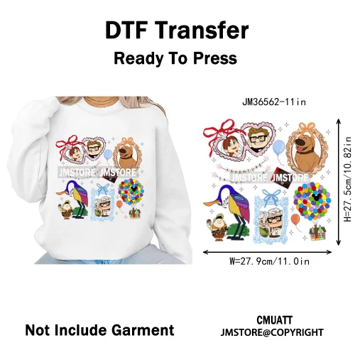 Colorful Animal Coquette Mirror Bracelet Cartoon Character Printing Iron On DTF Transfers Stickers Ready To Press T-shirts Bags