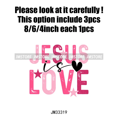 Hello Valentine Christian Jesus Love Floral Coquette Cupid XOXO Iron On DTF Transfer Stickers Ready To Press For Hoodies Bags