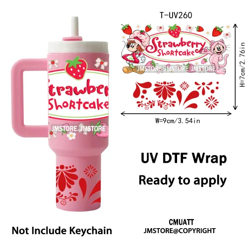 Cute Cartoon Princess Friends Wholesale Bulk UV DTF Wraps Ready To Apply Transfer Stickers Waterproof For Mini Tumbler Keychain