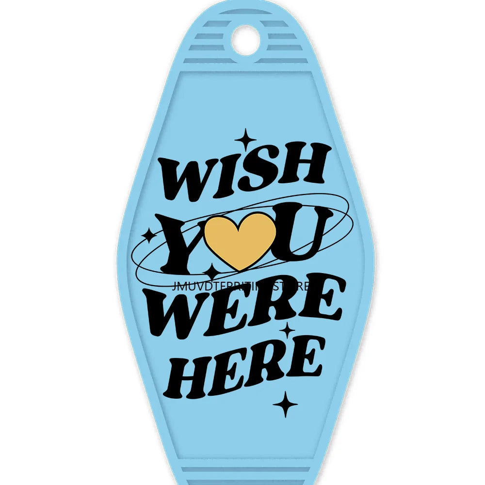 Funny Motivational Quotes High Quality WaterProof UV DTF Sticker For Motel Hotel Keychain Mental Health