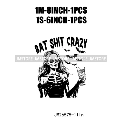 Custom Spooky Season Witch Girl Social Club Halloween Resting Witch Face DTF Iron On Transfer Sticker Ready To Press For Hoodies