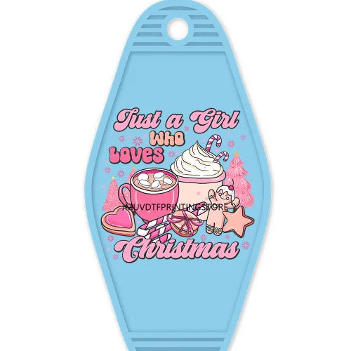 Christmas Mama Santa Claus High Quality WaterProof UV DTF Sticker For Motel Hotel Keychain ot Cocoa Season