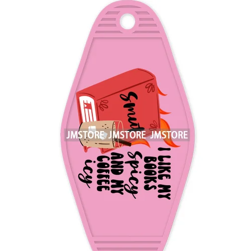 Coquette Books Emotion High Quality WaterProof UV DTF Sticker For Motel Hotel Keychain Custom Book Are My Therapy Positive Vibes