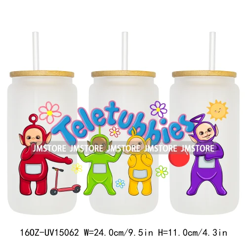 Cartoon Girl Coquette Bow UV DTF Stickers Ready to Transfer Cup Wrap Custom Labels DIY Craft For Libbey Can Glass Tumblers Mugs