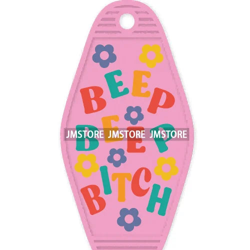 Sorry I'm Late I Didn't Want To Come High Quality WaterProof UV DTF Sticker For Motel Hotel Keychain Funny Sarcastic Quote