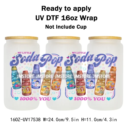 Demon Hunters Movie Kpop Lover Gift Anime Fan UV DTF Stickers Ready To Transfer Cup Wrap Custom DIY Craft For Libbey Can Glass