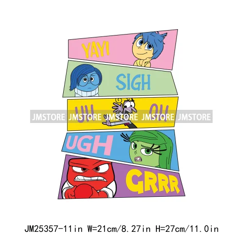 Emotions Friends It's Okay to Feel Therapist Psychologist Today I Feel Iron On DTF Transfer Stickers Ready To Press For T-shirts