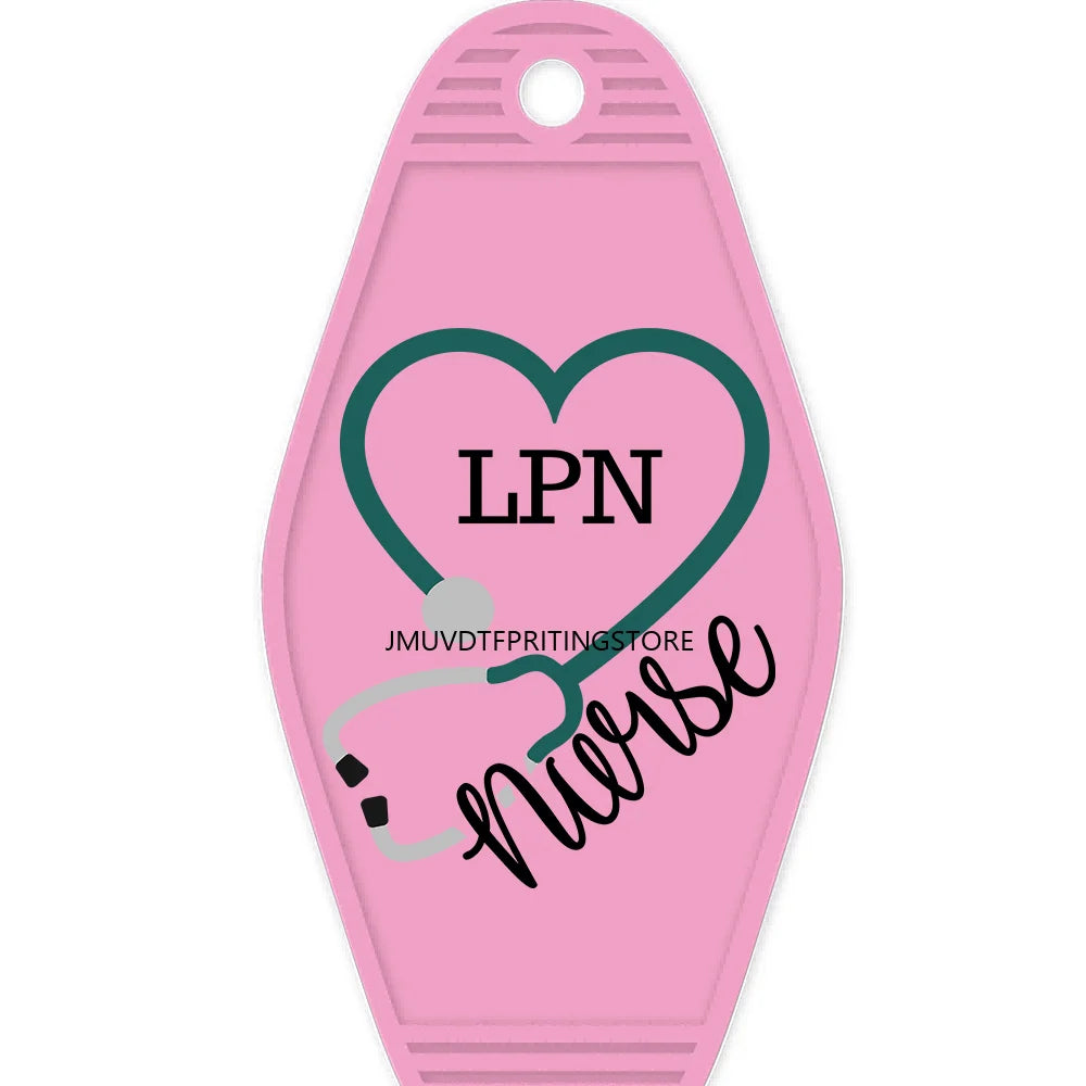 Nicu Nurse Respiratory Therapy High Quality WaterProof UV DTF Sticker For Motel Hotel Keychain Emergency Department