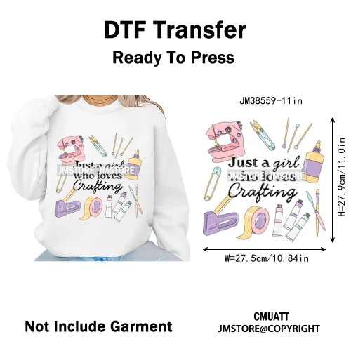 Trendy In My Girls Era Teacher School Good Vibes Quotes Iron on DTF Washable Transfers Stickers Ready to Press for Textile Bags