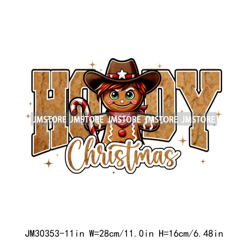 Horror Merry Creepmas Sorry Santa I've Been Feral Howdy Christmas Iron On DTF Transfers Stickers Ready To Press For T-shirts