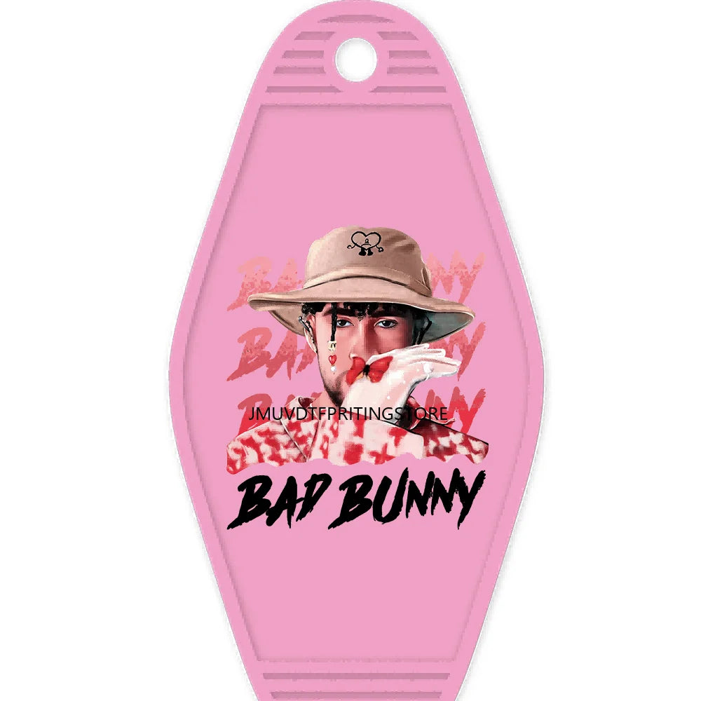 Christmas Baby Benito High Quality WaterProof UV DTF Sticker For Motel Hotel Keychain Cartoon Bunny