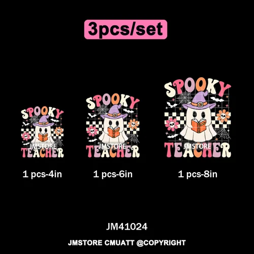 Daycare Teacher Life Inspire Love School Childcare Quotes Iron on Washable DTF Transfer Stickers Ready to Press for T-shirts Bag