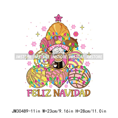 Funny Latina Mexican Culture Tis The Season For Tamales Pan Dulce Concha Christmas Iron On DTF Transfers Stickers For Clothes