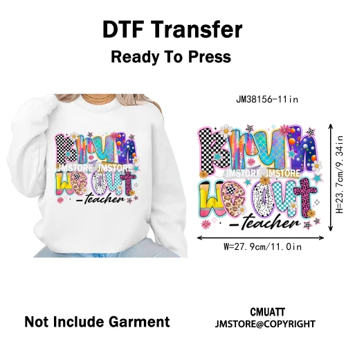 Funny Bruh We Out Teachers School Summer Drink Waves Camping Vibes Iron on DTF Heat Transfer Stickers Ready to Press for Clothes