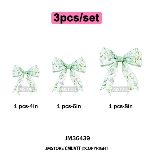 Spring Wildflower Love Vibes Ribbon Wedding Coquette Iron on DTF Thermal Transfers Stickers Ready to Press for Dresses Hoodies