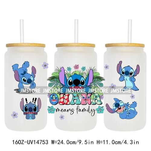 Birthday Cartoon Kids Friendship UV DTF Stickers Ready to Transfer Cup Wrap Custom Labels For Libbey Can Glass Tumblers Mugs