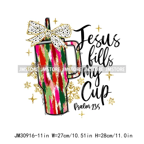 Oh Come Let Us Adore Him Jesus Religious Christmas Season Bible Verse Iron On DTF Transfers Stickers Ready To Press For T-shirts