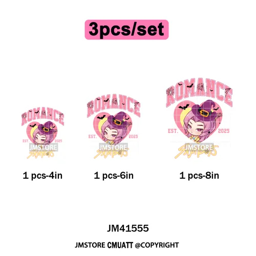Cute Blue Tiger Idol Group Characters Kpop Halloween Pumpkin Iron on DTF Washable Transfers Stickers Ready to Press for Textile