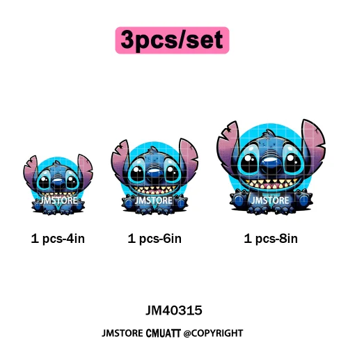Funny Cartoon Playing Kids Love Character Thermal Printing Iron on DTF Washable Transfers Stickers Ready to Press for T-shirts