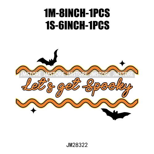 Just A Girl That Loves Halloween Howdy Boot Ghosting Spooky Season Logo Iron On DTF Transfer Stickers Ready To Press For Clothes