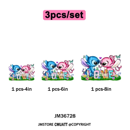 Trendy Flower Cat Bee Animal Lover Cute Princess Designs Iron on DTF Washable Transfers Stickers Ready to Press for T-shirts