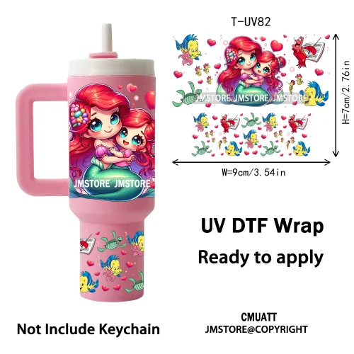 Mom Butterfly Flowers Wholesale Bulk UV DTF Wraps Ready To Apply Transfer Stickers Waterproof For Mini Tumbler Keychain