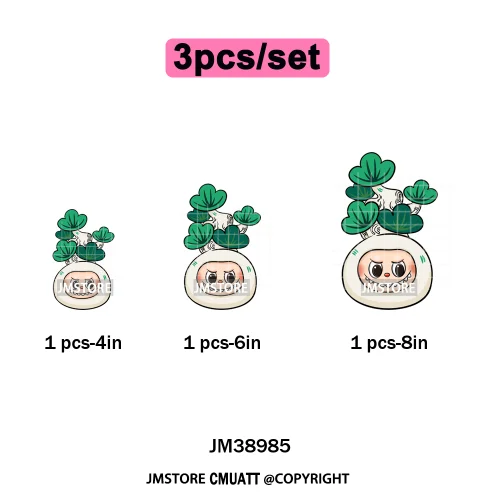 Cartoon Princess Girly Flowers Checkered Doll Characters Iron on DTF Washable Heat Transfer Stickers Ready to Press for Clothing