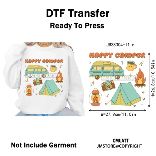 Cute Summer Book Picnic Kindle Club Beach Reading Bookish Vacation Iron on DTF Transfer Stickers Ready to Press for Clothes Bags