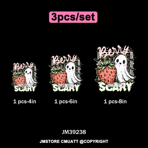 Funny Cute Ghost Preppy Spooky Season Sarcastic Halloween Iron on DTF Washable Transfers Stickers Ready to Press for T-shirts