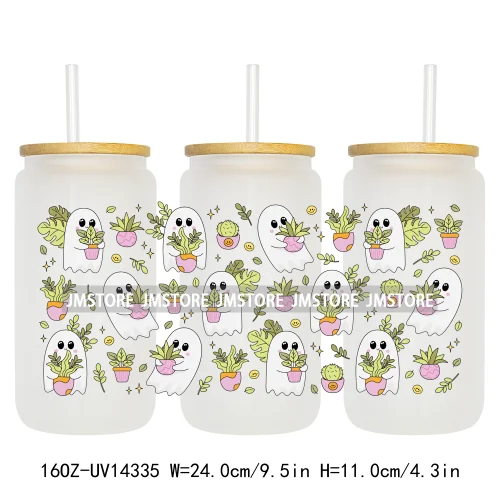 Butterfly Spring Flowers Coquette 16OZ UV DTF Cup Wraps Ready To Apply Waterproof Transfer Stickers For Libbey Glass Can Tumbler