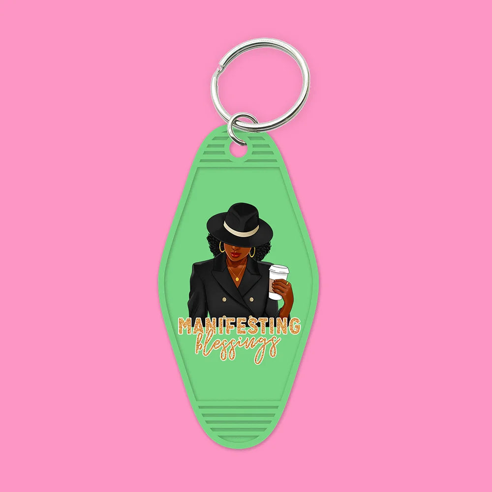 New Christmas Holiday Vibes Gifts High Quality WaterProof UV DTF Sticker For Motel Hotel Keychain