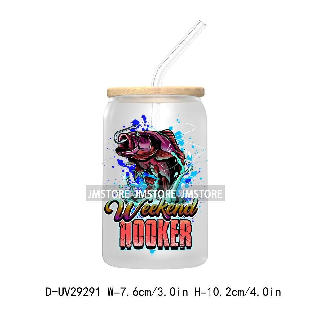 Mountain Hiking Quotes UV DTF Transfer Stickers Decals For Libbey Cold Cups Mugs Tumbler High Quality Labels Hunter Deer Fishing