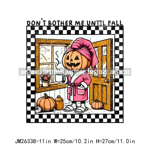 Funny Halloween Ghost Boogie Trick Or Treat Stay Spooky Printing Design DTF Iron On Transfer Stickers Ready To Press For Clothes