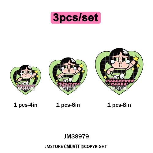 Cute Cry Tears Sad Girls Cartoon Dolls Love Designs Iron on DTF Washable Heat Transfers Stickers Ready to Press for Clothes Bags