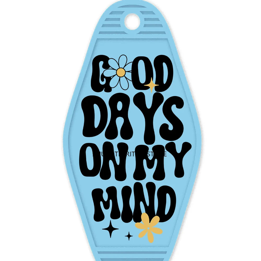 Funny Motivational Quotes High Quality WaterProof UV DTF Sticker For Motel Hotel Keychain Mental Health